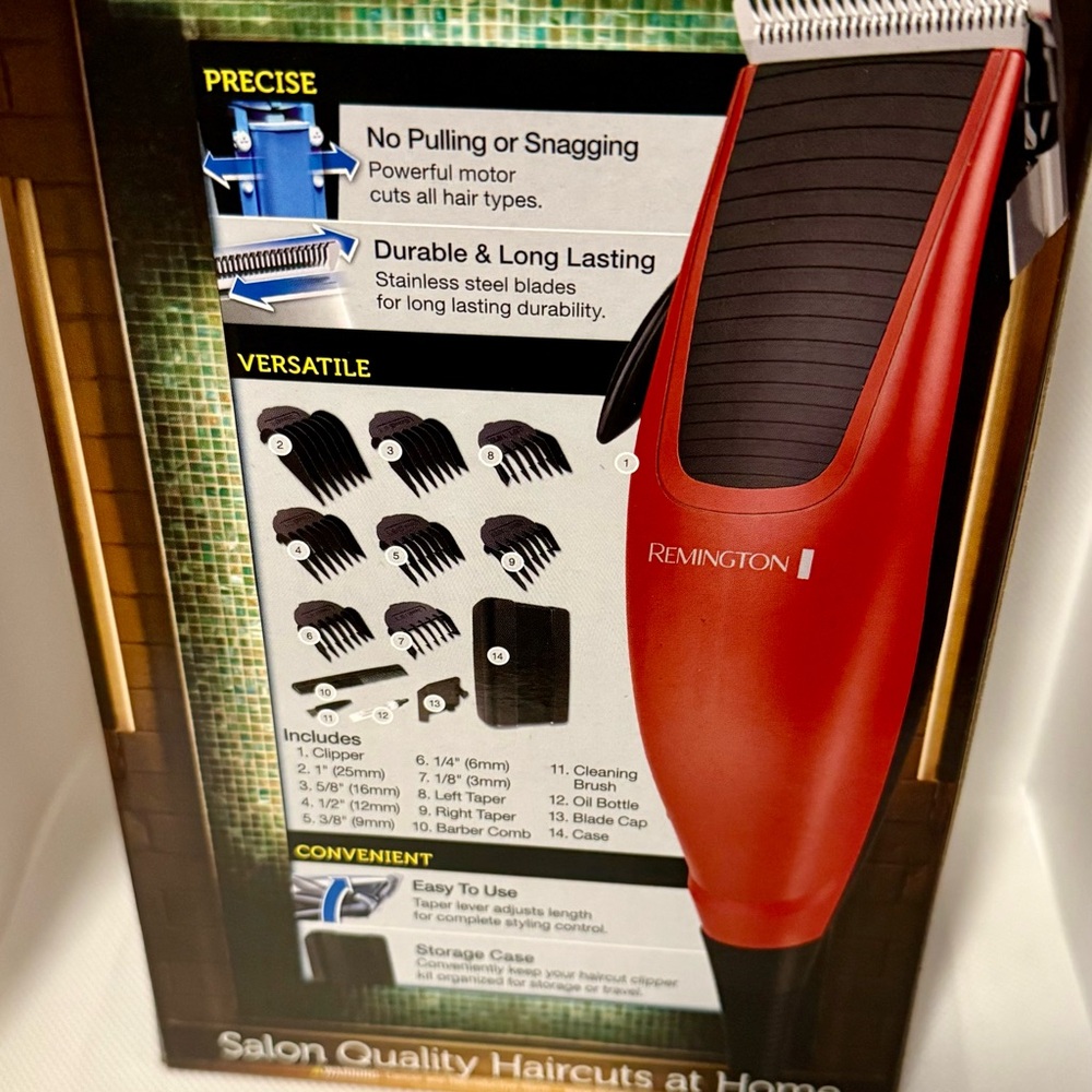 Remington Red Hair Clipper Set